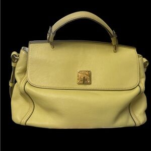 MCM Leather Satchel -  EUC